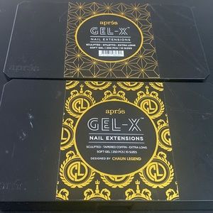 Apres XL stilleto and XL coffin tips